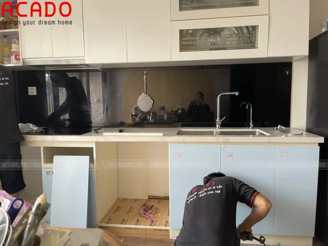 Thi Công Tủ Bếp Dưới