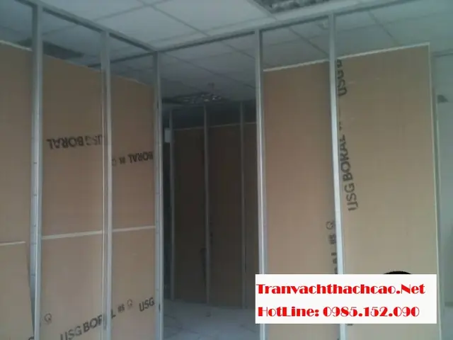 Thi Công Vách Thạch Cao Vĩnh Tường