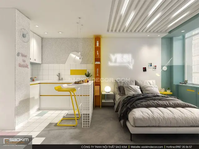 Thiết Kế Căn Hộ Chung Cư Nhỏ Đẹp