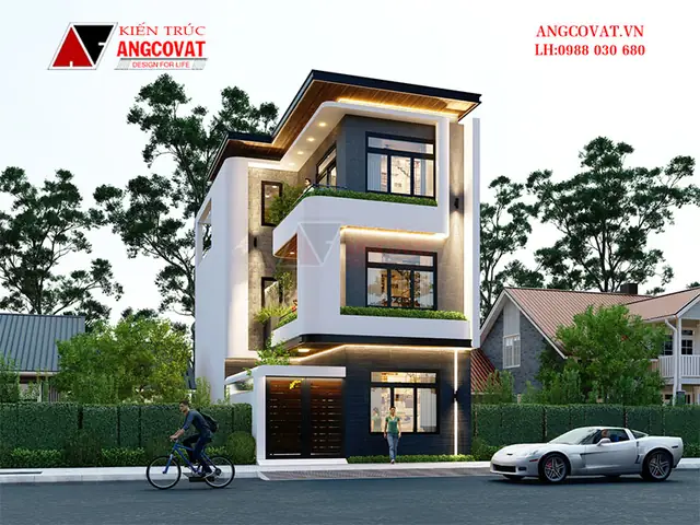 Thiết Kế Nhà 3 Tầng 4 Phòng Ngủ