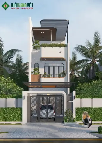 Thiet Ke Nha 50m2 1 Tret 1 Lau