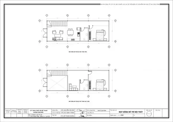 Thiết Kế Nhà 5x15m Có Gác Lửng