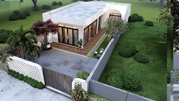 Thiết Kế Nhà Cấp 4 60m2