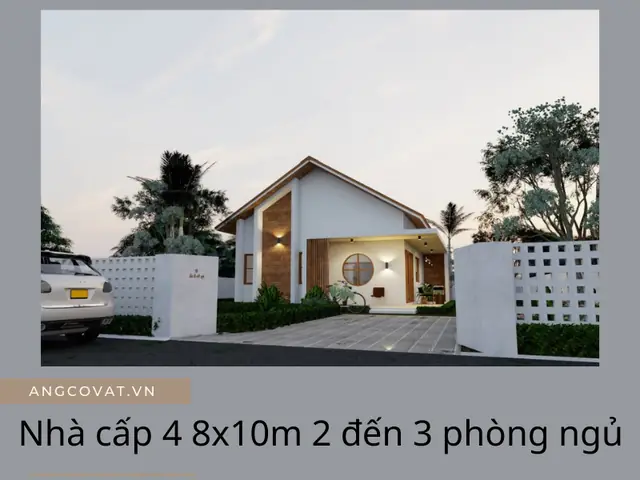 Thiết Kế Nhà Cấp 4 8x10m