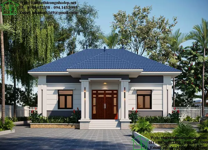 Thiết Kế Nhà Cấp 4 8x10m