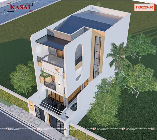 Thiết Kế Nhà Mặt Tiền 7 5m