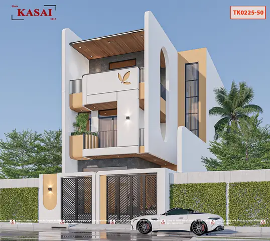 Thiết Kế Nhà Mặt Tiền 7 5m