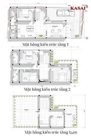 Thiết Kế Nhà Mặt Tiền 7 5m