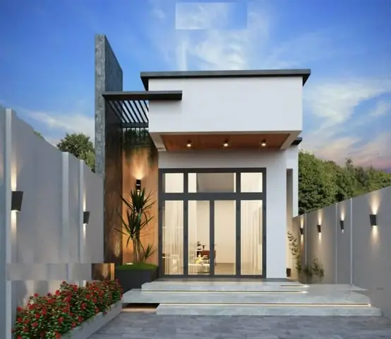 Thiết Kế Nhà Ống 1 Tầng 5x20