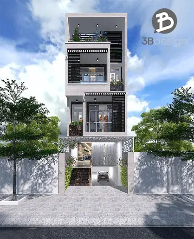 Thiết Kế Nhà Ống 50m2 3 Tầng