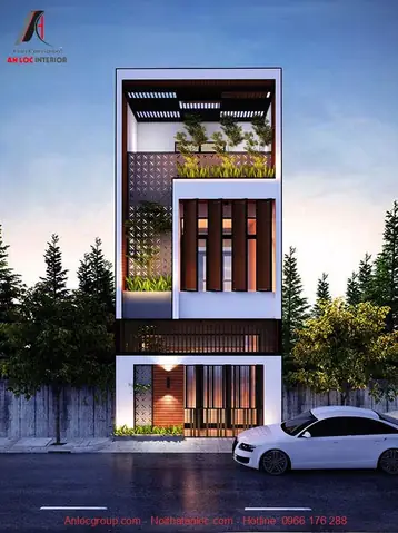 Thiết Kế Nhà Ống 50m2 3 Tầng