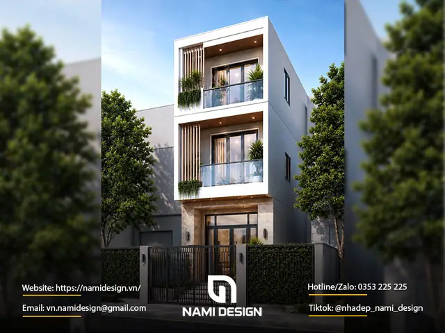 Thiết Kế Nhà Ống 50m2 3 Tầng