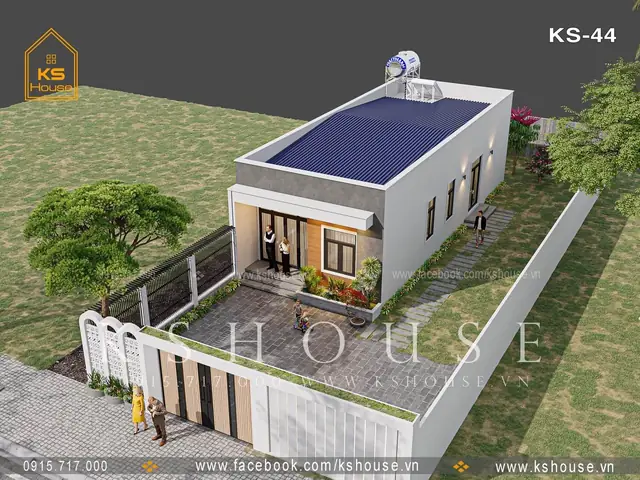 Thiết Kế Nhà Tôn Đẹp