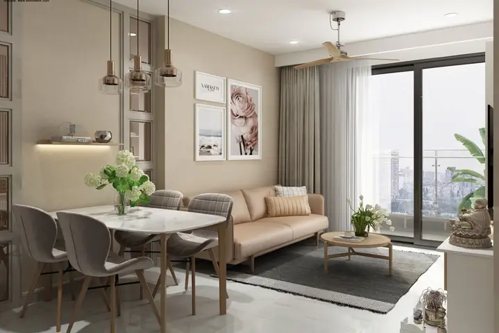 Thiết Kế Nội Thất Chung Cư 77m2