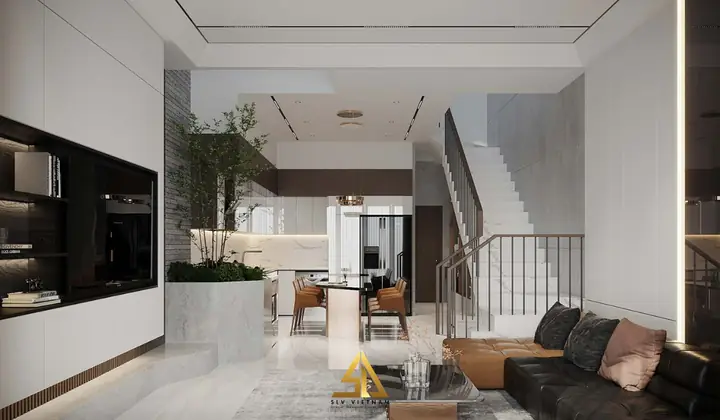 Thiết Kế Nội Thất Nhà Ống 2 Tầng