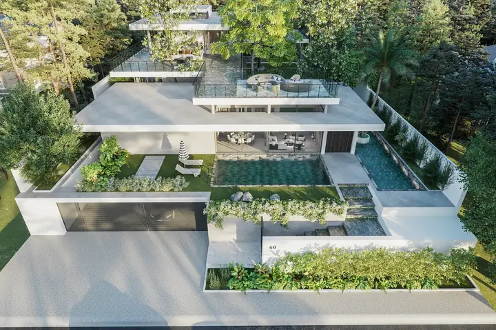 Thiết Kế Sân Vườn Nhà Biệt Thự