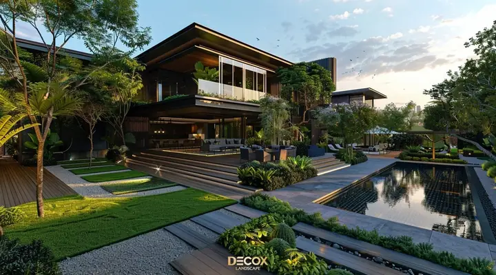 Thiết Kế Sân Vườn Nhà Biệt Thự