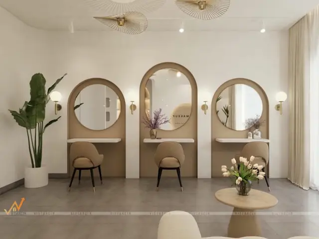 Thiết Kế Tiệm Trang Điểm Đẹp