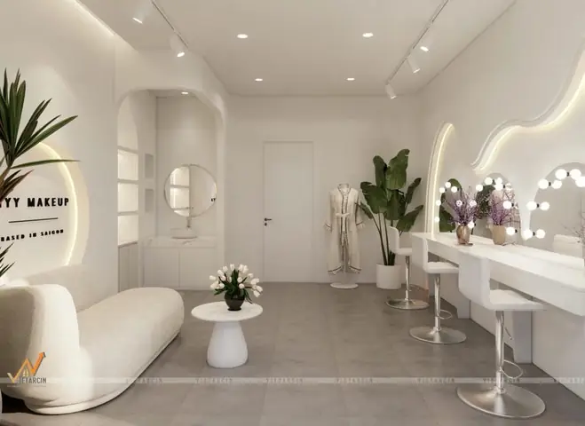 Thiết Kế Tiệm Trang Điểm Đẹp