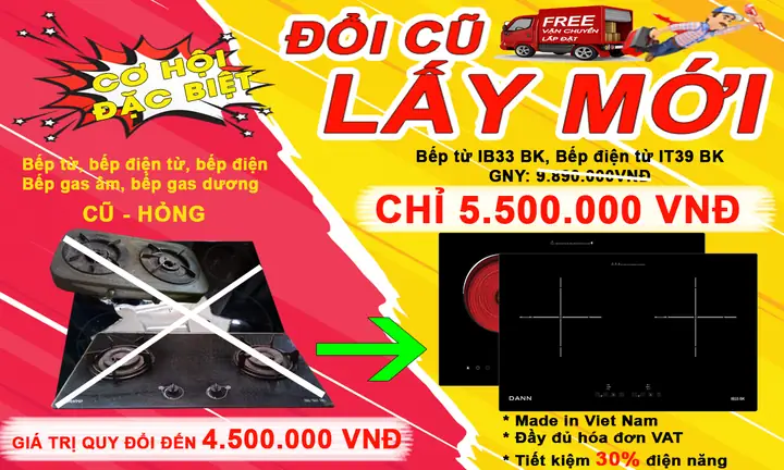 Thu Bếp Cũ Đổi Bếp Mới