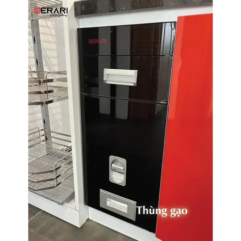 Thùng Gạo Inox Tủ Bếp