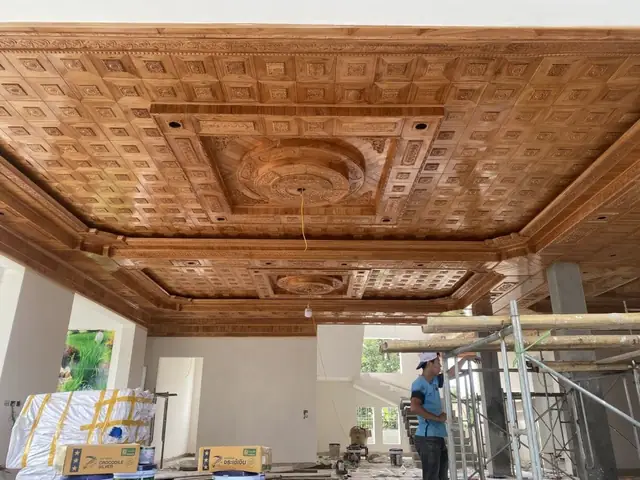 Trần Gỗ Tự Nhiên Xoan Mộc