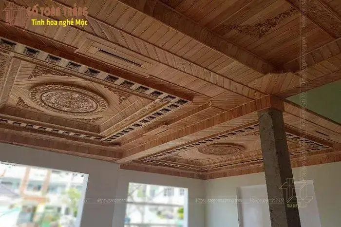 Trần Gỗ Tự Nhiên Xoan Mộc
