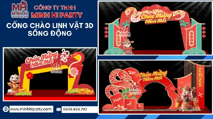 Trang Tri Cong Chao Tet