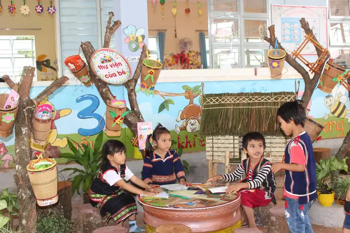 Trang Trí Góc Thư Viện Ngoài Trời