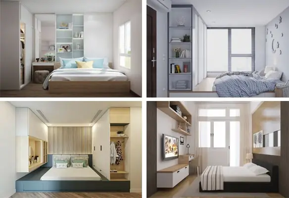 Trang Trí Nội Thất Phòng Ngủ Nhỏ Hẹp
