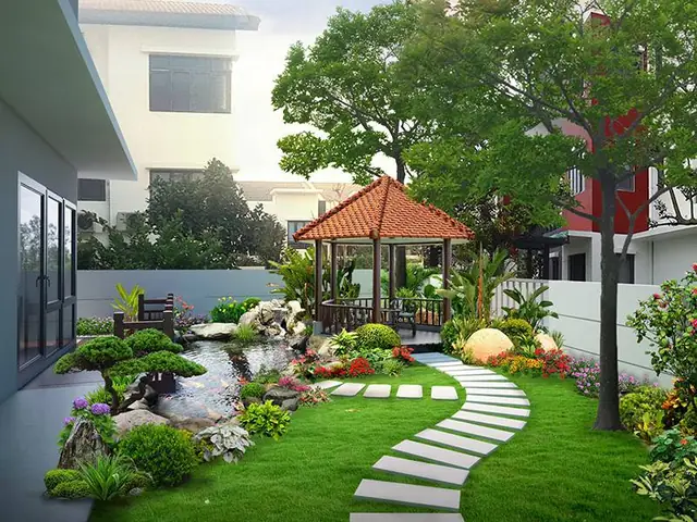 Trang Trí Sân Trước Nhà