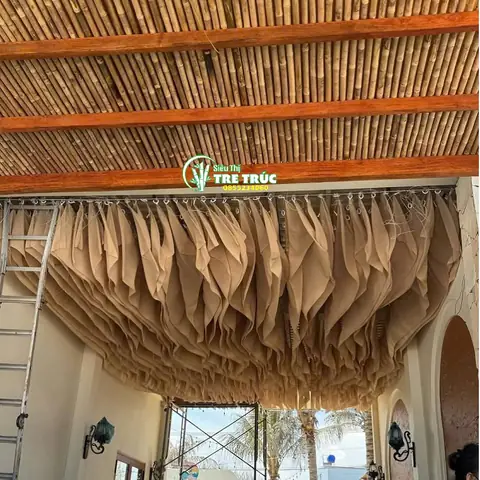 Trang Trí Trần Nhà Bằng Vải