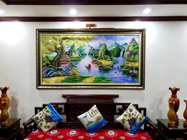 Tranh Đá Treo Tường Phòng Khách