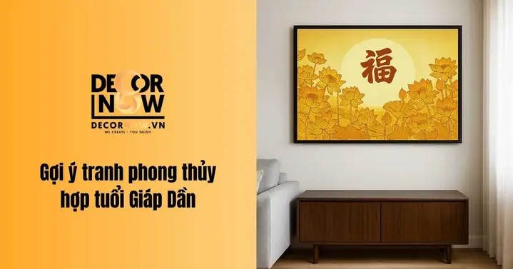 Tranh Phong Thủy Tuổi Giáp Dần