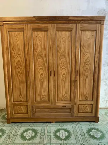 Tủ Áo Gỗ Hương Xám