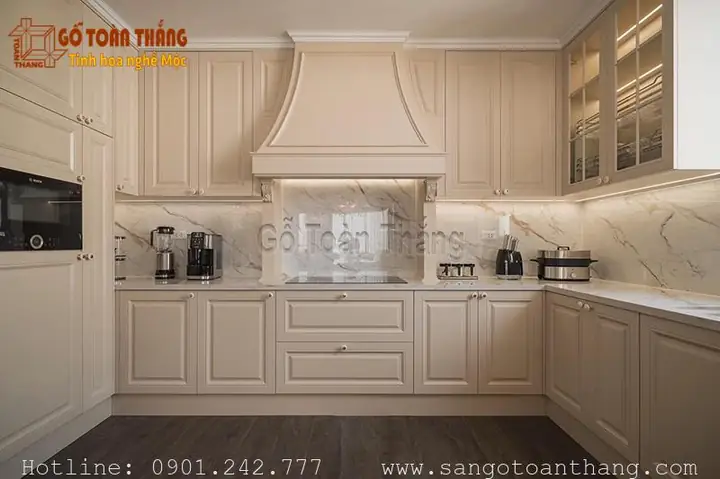 Tủ Bếp Nhựa Tân Cổ Điển