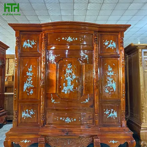 Tủ Gỗ Tràm Bông Vàng