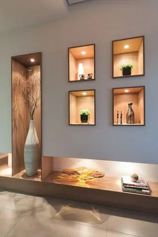 Tủ Kệ Âm Tường Phòng Khách