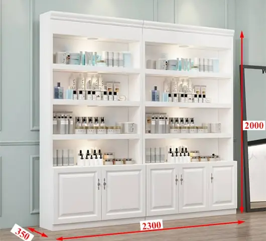 Tủ Kiếng Đựng Mỹ Phẩm