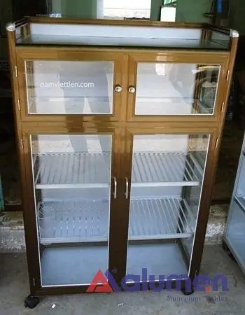 Tủ Kính Đựng Chén Bát