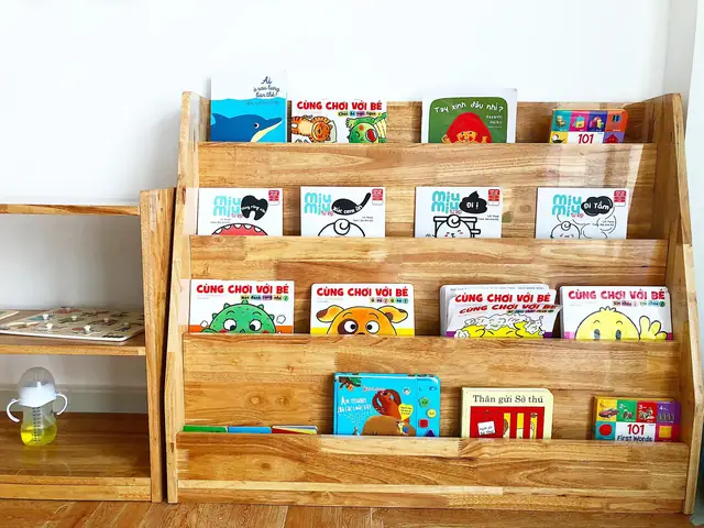 Tự Làm Kệ Sách Cho Bé
