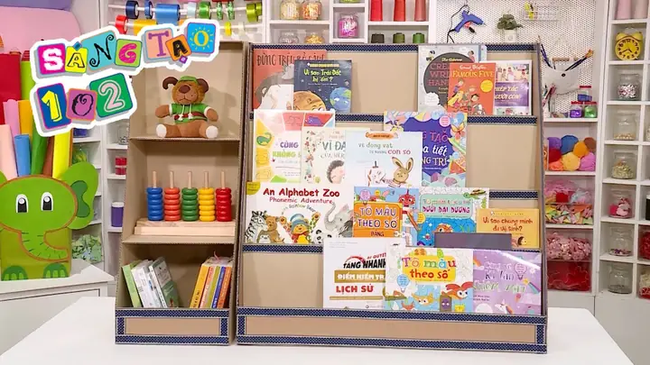 Tự Làm Kệ Sách Cho Bé