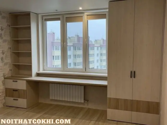 Tủ Quần Áo Bao Quanh Cửa Sổ