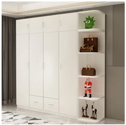 Tủ Quần Áo Có Kệ Trang Trí
