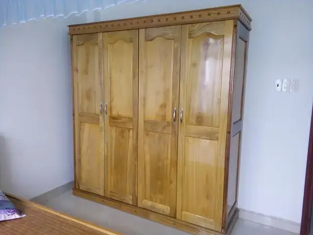 Tủ Quần Áo Gỗ Dổi Đẹp