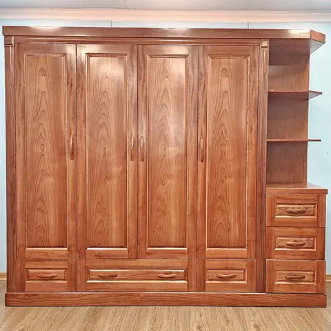Tủ Quần Áo Gỗ Dổi Đẹp