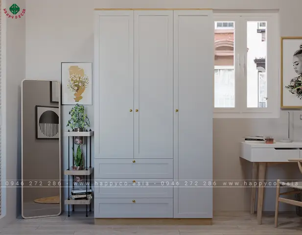 Tủ Quần Áo Phong Cách Bắc Âu