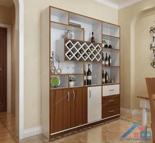 Tủ Rượu Gỗ Công Nghiệp Giá Rẻ