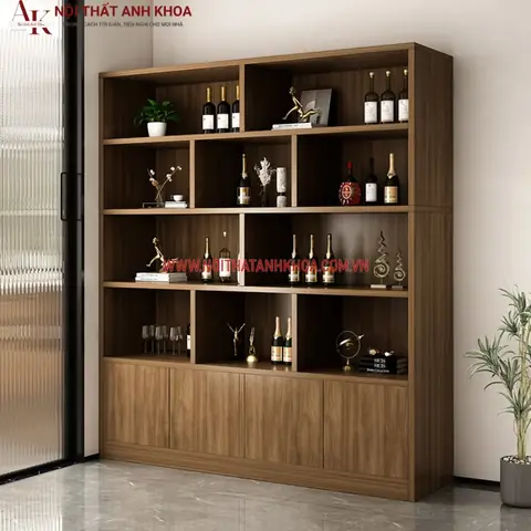 Tủ Rượu Gỗ Công Nghiệp Giá Rẻ