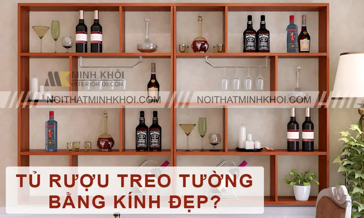 Tủ Rượu Mini Treo Tường